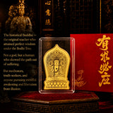 24K Gold Phone Sticker Sakyamuni Buddha Cultural Heritage and Enlightenment Symbolism design by Master Xi