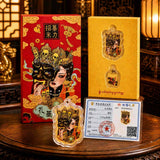 24K Gold Phone Sticker Wealth Tibetan Goddess , Luxury Gift Box Packaging design by Master Xi
