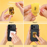 24K Gold Phone Sticker Wealth Tibetan Goddess ,Easy Application Instructions design by Master Xi